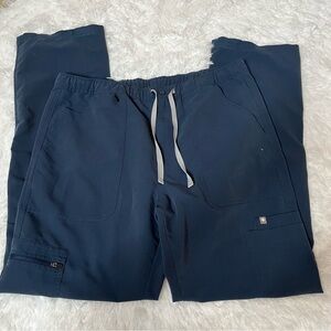 Figs Mens Cairo Cargo Scrub Pants Blue L